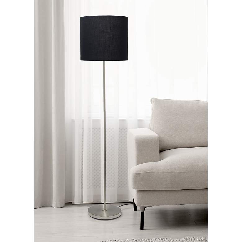 Modern Black Shade Floor Lamp