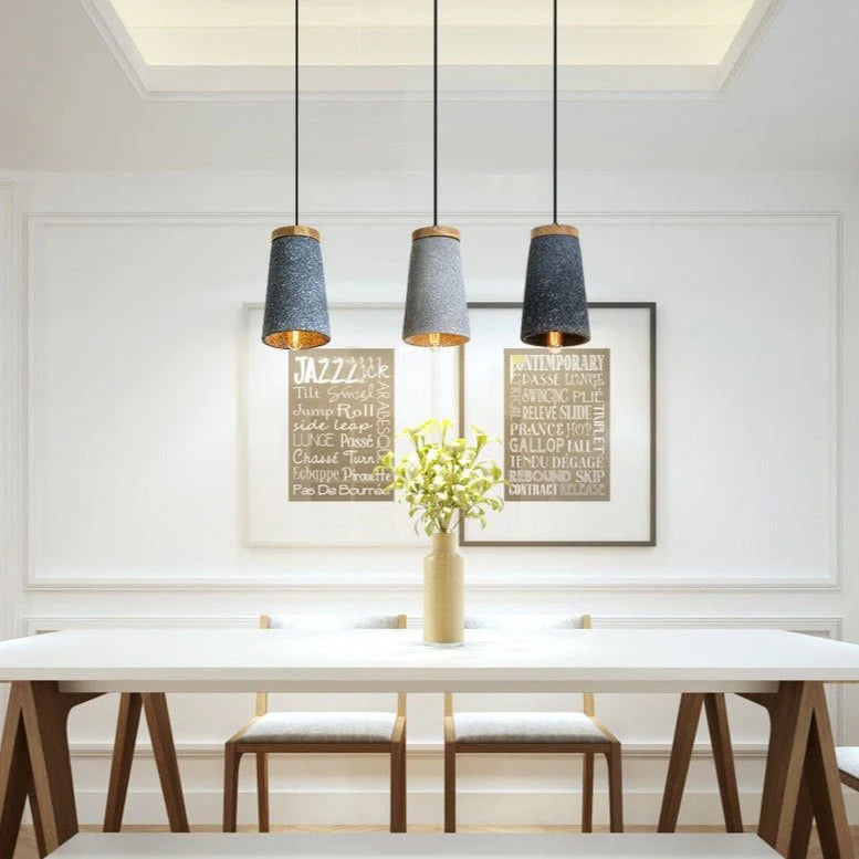 ConcreteGlow Modern Cement Pendant Light – Industrial Charm Meets Minimal Design