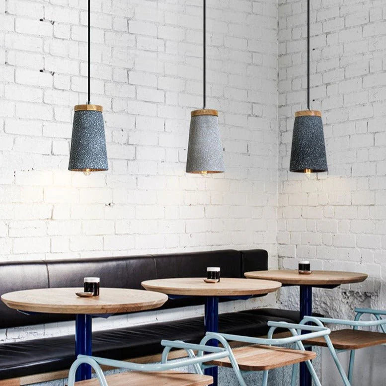 ConcreteGlow Modern Cement Pendant Light – Industrial Charm Meets Minimal Design