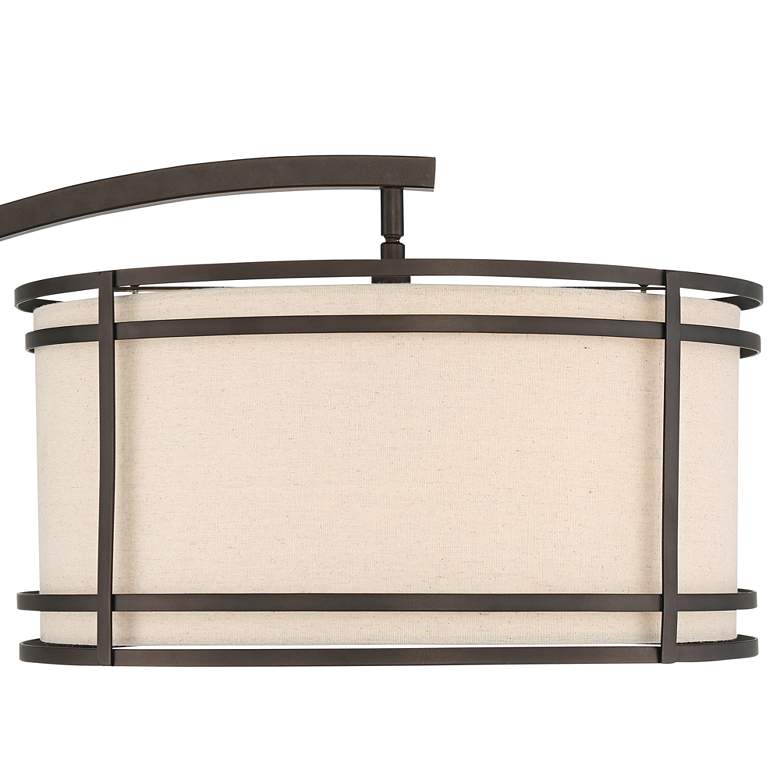 Oil-Rubbed Bronze 2-Light Downbridge Arc Floor Lamp