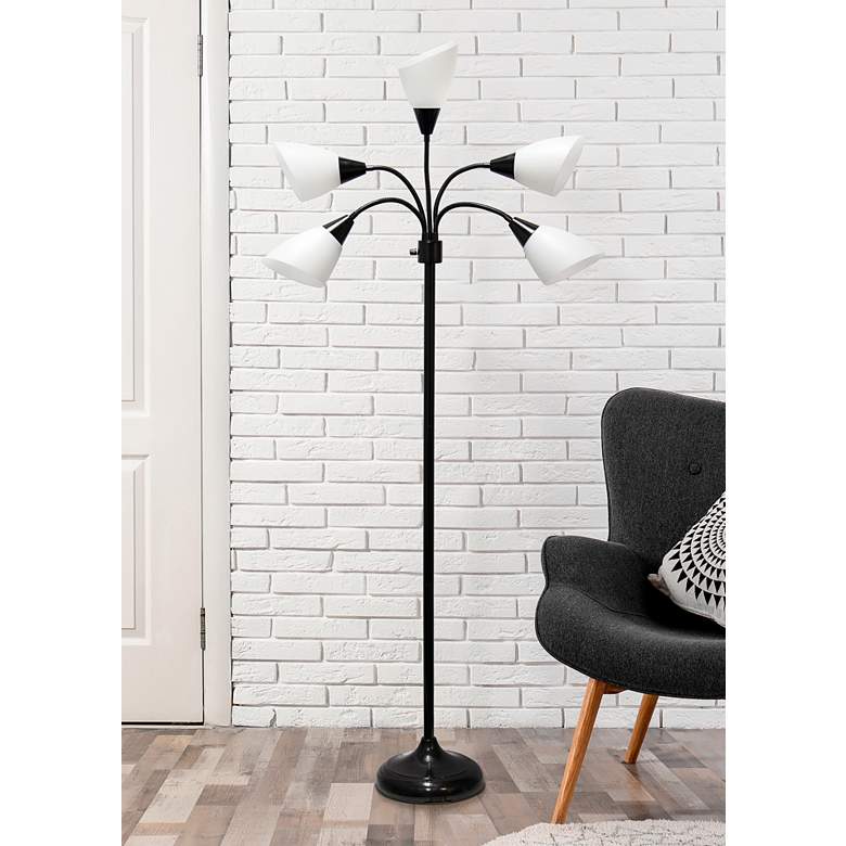Flexible Multi-Head Floor Lamp